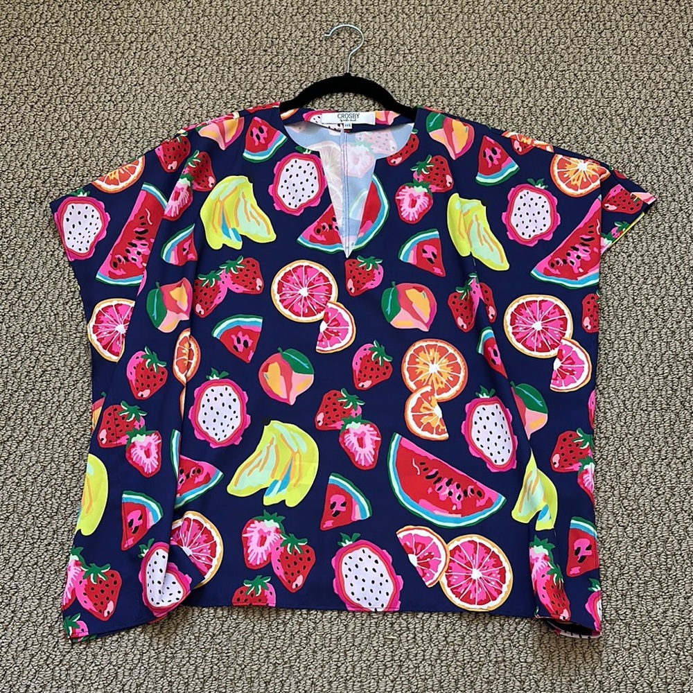 Crosby by Mollie Burch Tunic Top Sz XXS